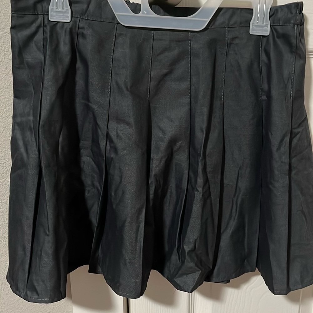 Women’s Gray Cosplay Schoolgirl Skirt